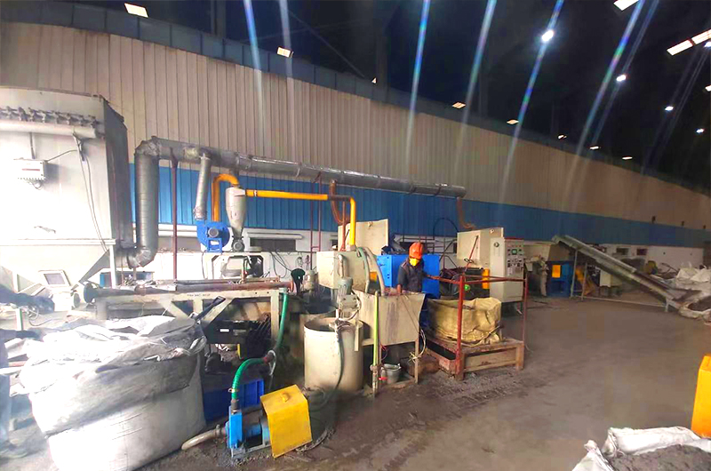 濕式銅米機(jī)現(xiàn)場(chǎng)